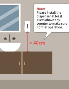 - [Automatische Seifenspender Wand - Für die Wandmontage] Automatischer