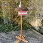 3D Geburtsschild Storch, mit Ständer, Ø 45 cm