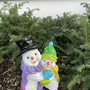 Schneemann für Weihnachten - Schneemann Gartendeko