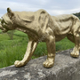 Puma Dekofigur, Pumajunges in Gold, 35 cm hoch 3