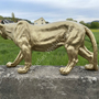Puma Dekofigur, Pumajunges in Gold, 35 cm hoch 4