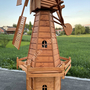 Grosse Deko Windmühle Holz Garten, Holländer, 277cm 10