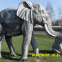 XXL Elefant Figur lebensgross für den Garten, 4 Meter hoch