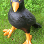 Vogel Figur lebensgross als Gartendeko, Krähe, 46 cm hoch