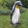 Deko Vogel für den Garten, Pinguinfigur, 39 cm hoch