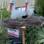 Originelle Geburtstafel mit Storch zu Geburt XXL 