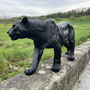 Dekofigur Schwarzer Panther, Jungtier, 35 cm hoch 2
