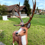 Deko Tierfigur Hirsch Gartendeko, 95 cm hoch 8