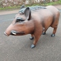 Wildschwein Figur lebensgross - Eber / Keiler stehend 2