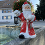Outdoor Weihnachtsmann Deko (Solarlaterne) 74 cm gross