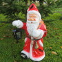 Outdoor Weihnachtsmann Deko beleuchtet (Solarbeleuchtung) 74 cm gross