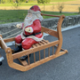 Samichlaus Figur Samichlaus mit Esel und Schlitten