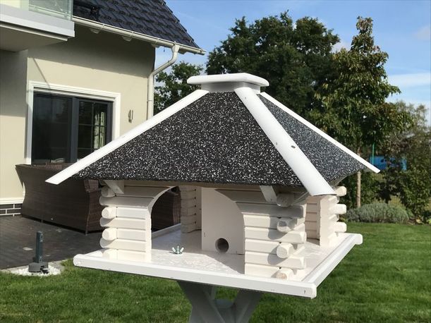 - [Vogelhäuser zum Aufhängen] Vogelhäuschen 50x38cm, weiss mit
