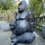 Deko Affe Gorilla Figur gross, sitzend 2
