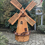 Windmühle für Garten mit Solar, 150cm, achteckig, dunkle Galerie 3