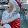 Deko Weihnachtsmann Figur für Draussen beleuchtet