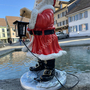 Outdoor Weihnachtsmann Figur für Draussen beleuchtet mit Solar