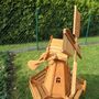 Gartenwindmühle aus Holz, holländische Bauart, 145cm 4