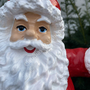 Beleuchtete Weihnachtsdeko - Dekofigur Weihnachtsmann Beleuchtet Gesicht zwei