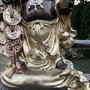 Buddha Statue Glücksbuddha mit Glückskette 7