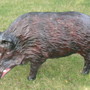 Wildschwein Deko Figur für Garten - Wildsau gross 2