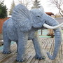 Deko Elefantfigur gross, 2,2 Meter hoch