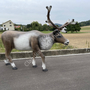 XXXL Rentier Weihnachten & Weihnachtsdeko Deko Rentier 205 cm lang