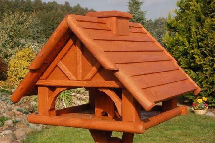 - [Vogelhäuser mit Solarbeleuchtung] Vogelhaus quadratisch, 50 x 38cm