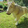 Deko Stier - Stierfigur für den Garten 111 cm lang