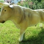 Deko Stier - Stierfigur für den Garten 111 cm lang