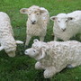 Dekoschaf - Deko Schafe für draussen, 4er Gruppe  2