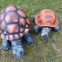 Schildkröte Gartenfiguren, Lebensgrosse mit Kleinem 3