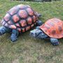 Schildkröte Gartenfiguren, Lebensgrosse mit Kleinem 2