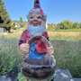 Lustige Gartenzwerge - XXL Gartenzwerg mit Planzentopf / Blumentopf 75cm 8