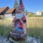 Lustige Gartenzwerge - XXL Gartenzwerg mit Planzentopf / Blumentopf 75cm 1