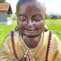 Buddha Figur - kleiner, betender Mönch 5