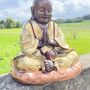Buddha Figur - kleiner, betender Mönch 2