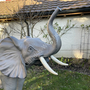 Deko Elefant für Gartendeko, Jungtier, 160 cm hoch 4