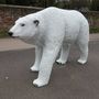 Deko Bär Eisbär Figur laufend, 195 cm lang 3