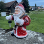 Solar Weihnachtsbeleuchtung Weihnachtsmann Figur