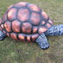 Gartenfigur Riesenschildkröte lebensgross, 106 cm lang