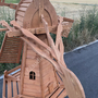 Grosse Windmühle aus Holz für Garten, Holländer, 227cm hoch 6