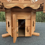 Grosse Windmühle aus Holz für Garten, Holländer, 227cm hoch 9