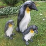 Vogel Gartendekofigur Pinguin, 65 cm hoch
