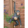 Affenfigur Deko Affe Schimpanse hängend 2