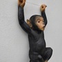 Deko Affe Schimpanse hängend Gartendeko 2