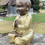 Buddha Figur - kleiner Mönch im Lotossitz betend 4