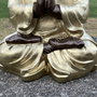 Buddha Figur - kleiner Mönch im Lotossitz betend 7