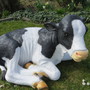 Gartenfigur lebensgross Deko Kalb liegend lebensgross 91 cm lang