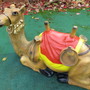 Deko Kamel Figur, liegend, mit Sattel, 91 cm lang